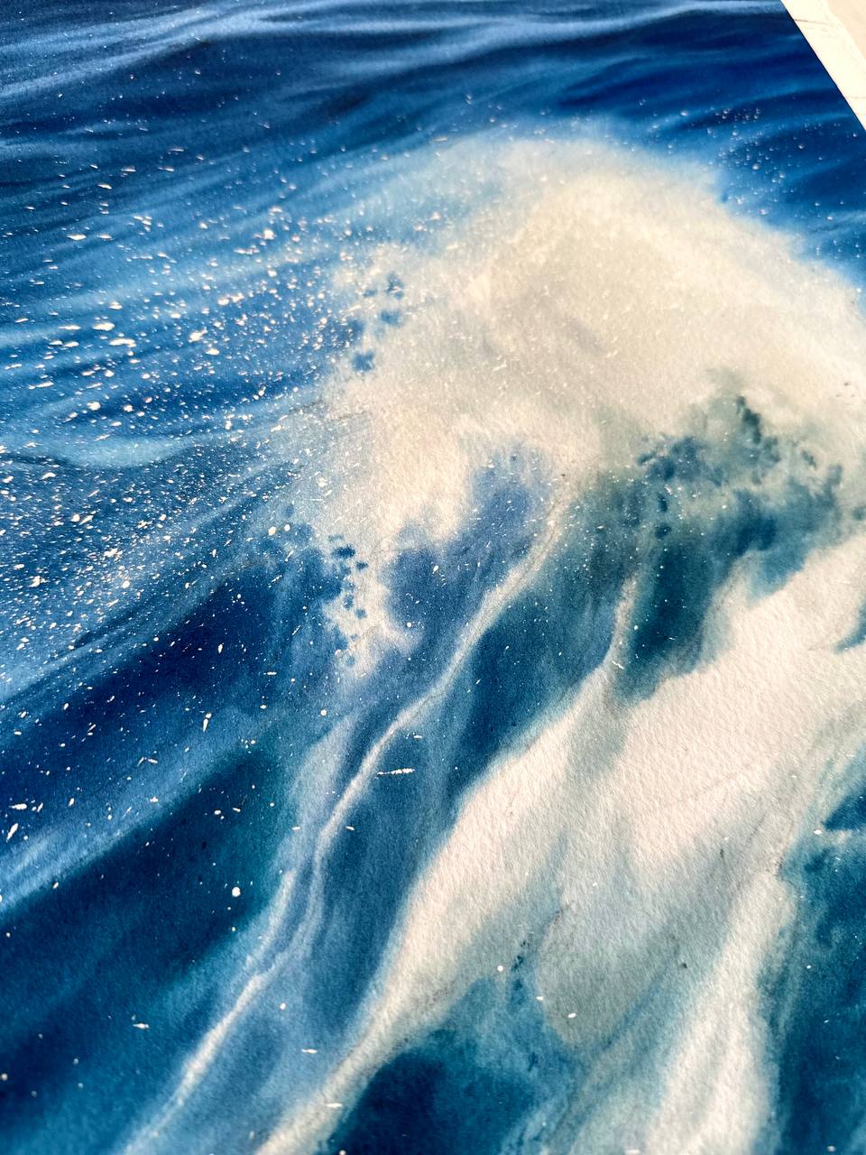 How to Paint Breaking Waves in Watercolour