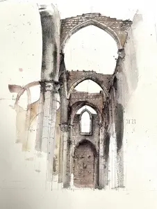 Icon «3. Prospective construction of the Gothic temple in Lisbon» from the course